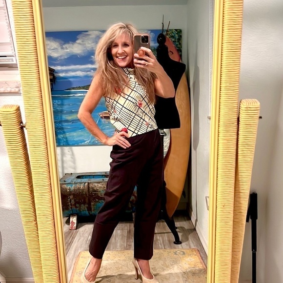 ModCloth, Optimal Polish,Look at the Back!! Buttons, Red/,Navy,Size S - Picture 9 of 12